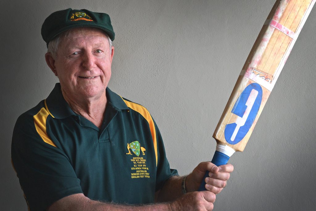 Australian over seventies cricket captain, Ross Chapman will playing against England next week Australian over seventies cricket captain, Ross Chapman will playing against England next week