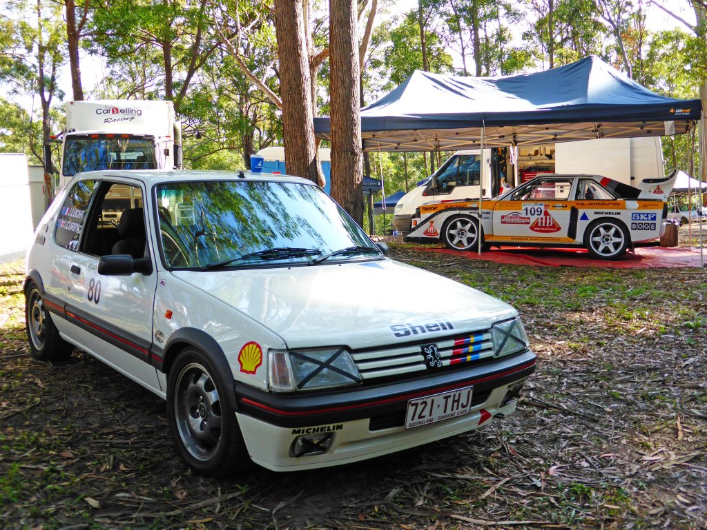 Iain Curry's Peugeot 205 GTi at the Mid Year Noosa Hill Climb. Photo: Iain Curry Iain Curry's Peugeot 205 GTi at the Mid Year Noosa Hill Climb. Photo: Iain Curry