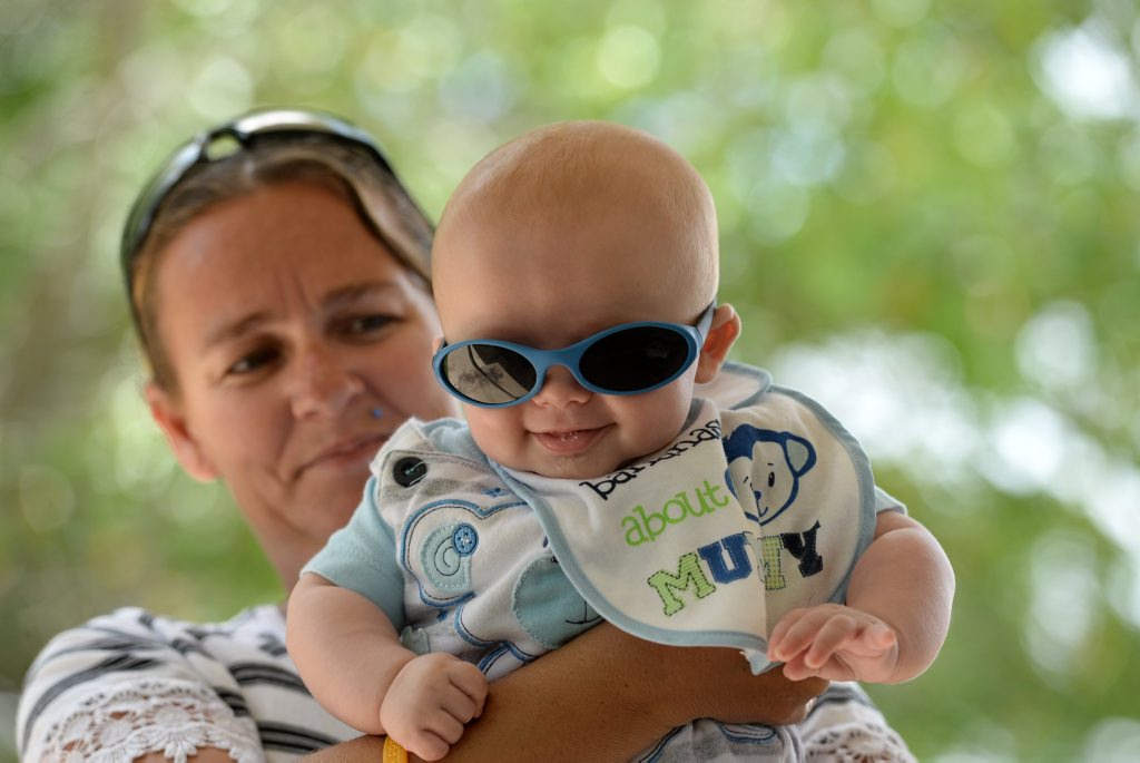 ALL SMILES: Little Russell Sim needs numerous eye operations before his first birthday. Russell was born with congenital glaucoma. Photo: Mike Knott / NewsMail ALL SMILES: Little Russell Sim needs numerous eye operations before his first birthday. Russell was born with congenital glaucoma. Photo: Mike Knott / NewsMail