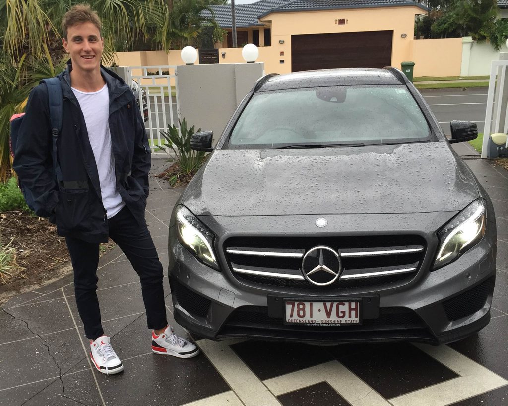 TO THE POOL! Swimmer Cameron McEvoy has only ever owned Mercedes-Benzes, proving he's a classy chap TO THE POOL! Swimmer Cameron McEvoy has only ever owned Mercedes-Benzes, proving he's a classy chap