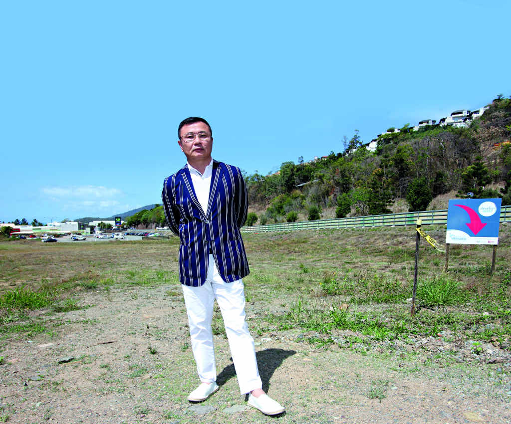 NEW HEIGHTS: CAEAI President Raymond Wang on the Chinatown site where an eight storey building is proposed. NEW HEIGHTS: CAEAI President Raymond Wang on the Chinatown site where an eight storey building is proposed.