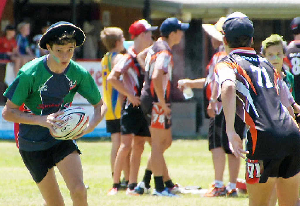 Buckaneers under-14 player Jai Green in action during last year’s Red Rooster Junior Carnival. Buckaneers under-14 player Jai Green in action during last year’s Red Rooster Junior Carnival.