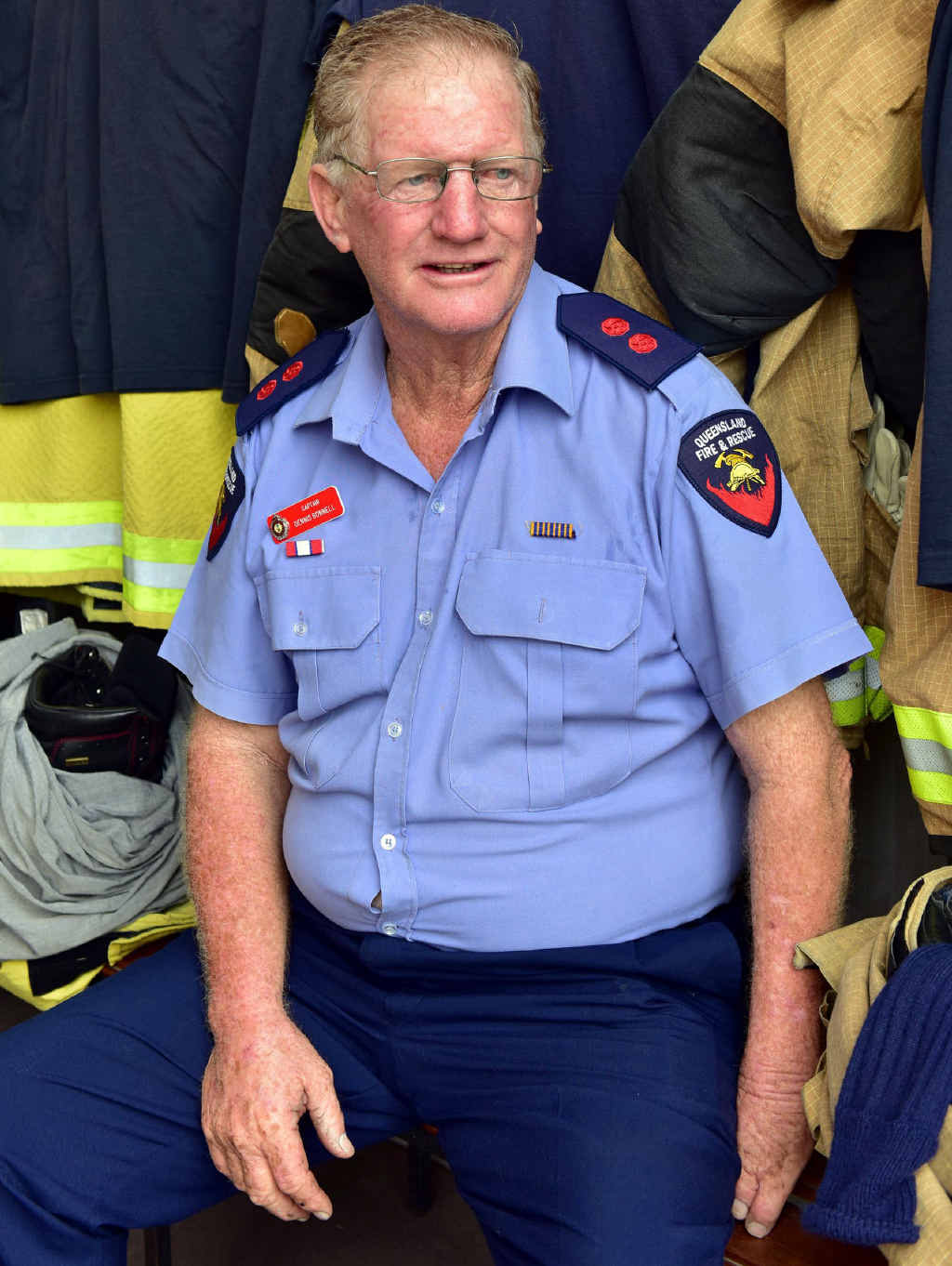 TIME OUT: Cooroy Auxiliary firefighter Dennis Bonnell is retiring after 41-and-a-half years. TIME OUT: Cooroy Auxiliary firefighter Dennis Bonnell is retiring after 41-and-a-half years.