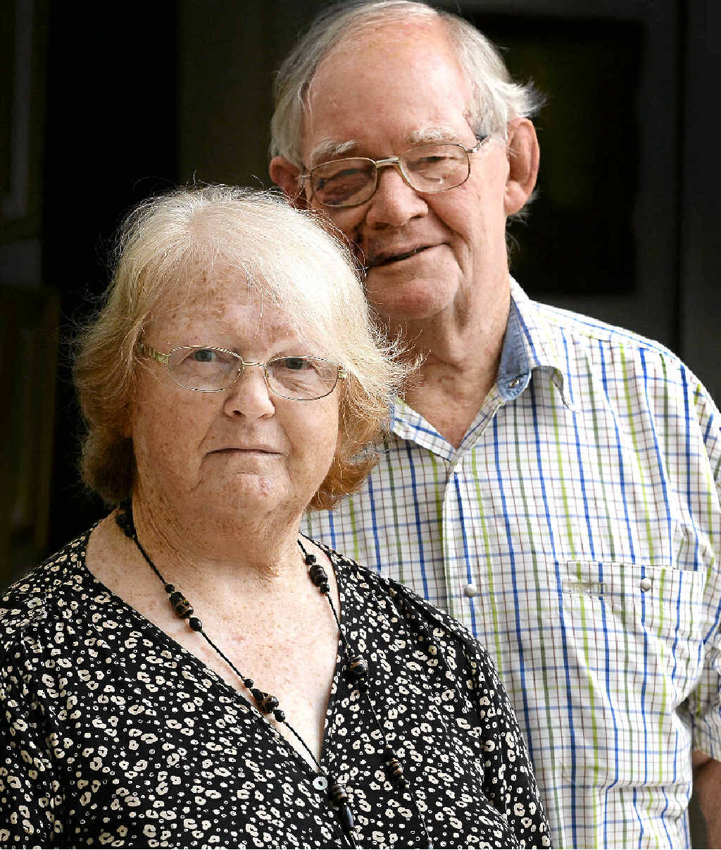 SIDE EFFECTS: Parents of Major Stuart McCarthy, Lee and Brian, talk about their son’s health. SIDE EFFECTS: Parents of Major Stuart McCarthy, Lee and Brian, talk about their son’s health.
