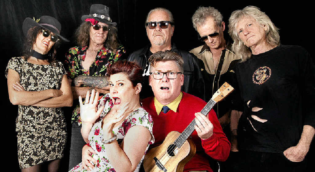 Uke Night’s theme this month is Brian Jones Rolling Stones (1964-69), so blues rockers Jerry Chambers, Pete C, Evan Sun, Al Brooker, Rex Carter and Maria Stratton told Miss Amber & Stukulele they would be the band for the night at the Mullum Ex-Services Club from 6.30pm tonight. Uke Night’s theme this month is Brian Jones Rolling Stones (1964-69), so blues rockers Jerry Chambers, Pete C, Evan Sun, Al Brooker, Rex Carter and Maria Stratton told Miss Amber & Stukulele they would be the band for the night at the Mullum Ex-Services Club from 6.30pm tonight.