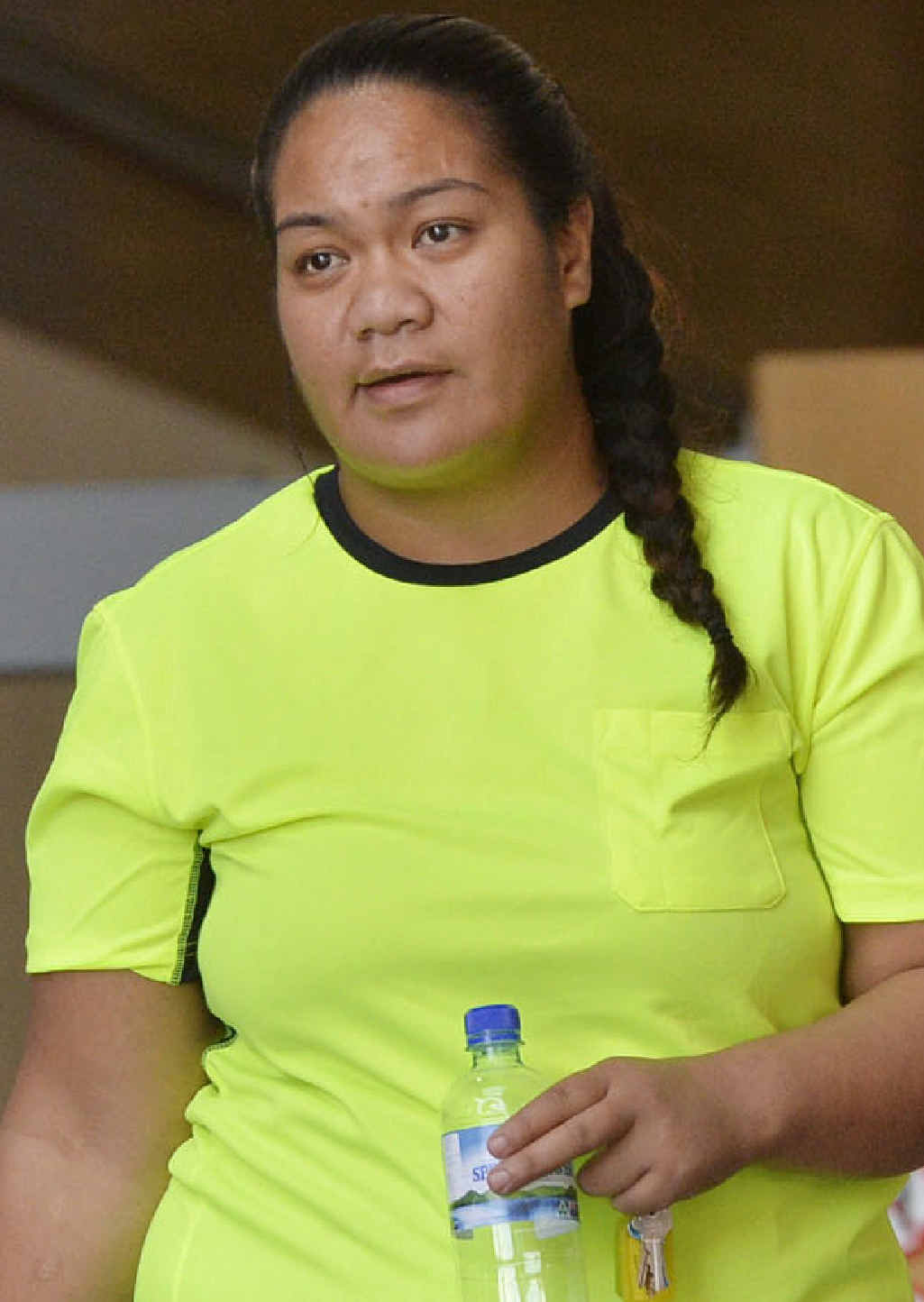 ON PAROLE: Jascinda Ngavaine Teroi leaves Ipswich Courthouse after she was charged with public nuisance and wilful damage charges. ON PAROLE: Jascinda Ngavaine Teroi leaves Ipswich Courthouse after she was charged with public nuisance and wilful damage charges.