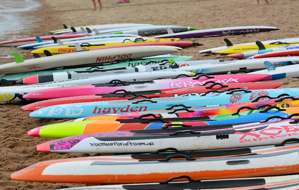 The boards at the ready for Saturday heats and relay finals. The boards at the ready for Saturday heats and relay finals.