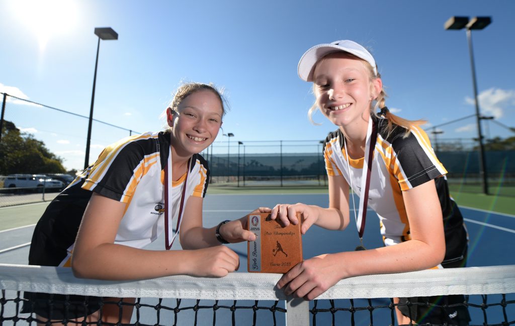 Rockhampton junior tennis players L-R Amelijja Swaffer-Seff (12) and Olivia Massingham did well at the Queensland Championships recently. Photo: Chris Ison / The Morning Bulletin Rockhampton junior tennis players L-R Amelijja Swaffer-Seff (12) and Olivia Massingham did well at the Queensland Championships recently. Photo: Chris Ison / The Morning Bulletin