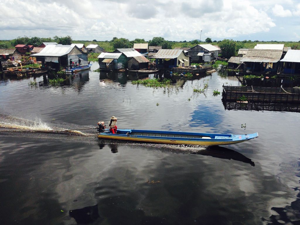 Cambodia: Floating village.