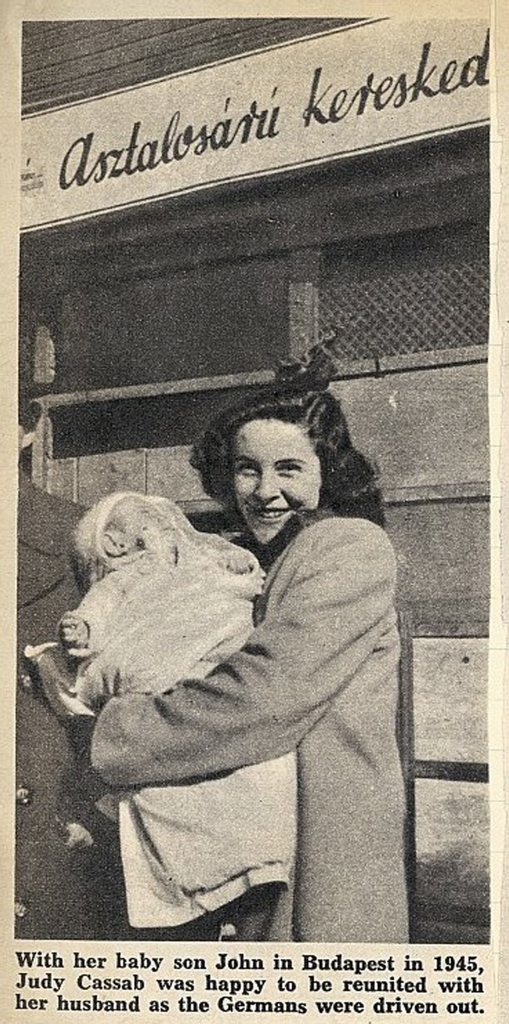 Newspaper article about Judy Cassab and her son John. Photo Contributed Wikimedia Commons Newspaper article about Judy Cassab and her son John. Photo Contributed Wikimedia Commons