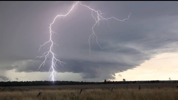 A man has died after struck by lightning at a station 20km from Normanton. Photo: Jimmy Deguara A man has died after struck by lightning at a station 20km from Normanton. Photo: Jimmy Deguara