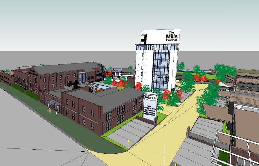 The Mills Precinct will transform the city's CBD. The Mills Precinct will transform the city's CBD.