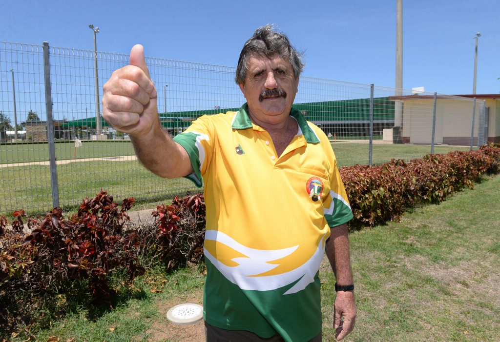 CLUB EXPANSION: Local bowler Noel Ahern is feeling positive about the expansion to the Sandhills Sports Club in Bargara. Photo: Mike Knott / NewsMail CLUB EXPANSION: Local bowler Noel Ahern is feeling positive about the expansion to the Sandhills Sports Club in Bargara. Photo: Mike Knott / NewsMail