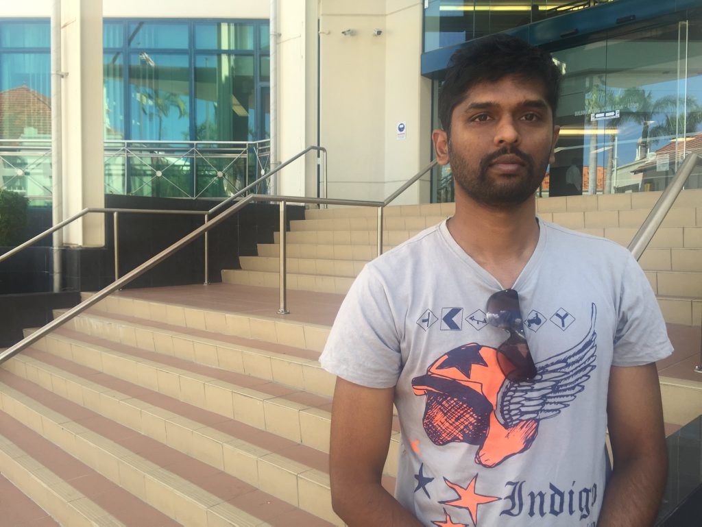 OUTSIDE COURT: Taxi driver Mr Karthik said Rockhampton taxi drivers were not safe on the road. OUTSIDE COURT: Taxi driver Mr Karthik said Rockhampton taxi drivers were not safe on the road.