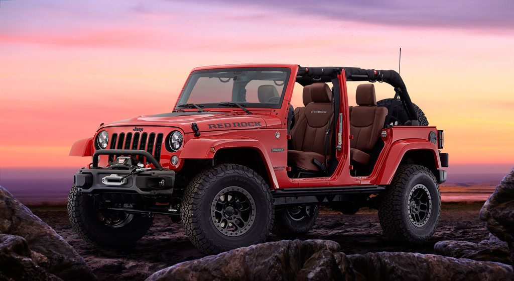DESERT CRAWLER: Jeep Wrangler Red Rock Concept – based on the Wrangler Rubicon – will inspire a limited run production model DESERT CRAWLER: Jeep Wrangler Red Rock Concept – based on the Wrangler Rubicon – will inspire a limited run production model