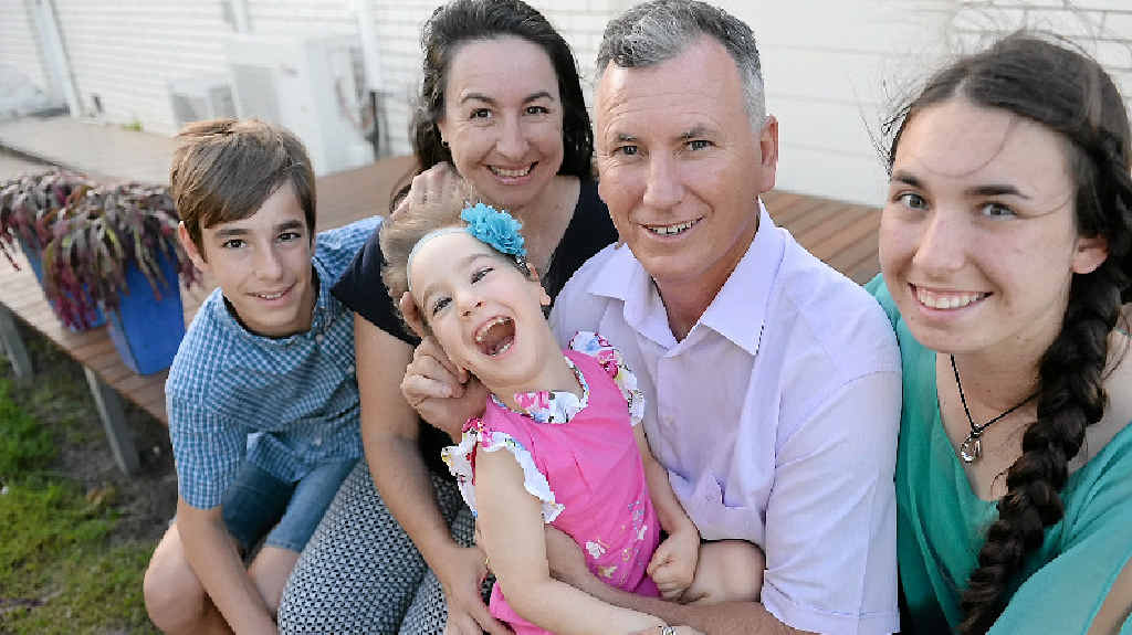 CHALLENGING TIMES: Senior Constable Dan Lukan and his wife Lucy with their son Wasyl, daughters Anna and Grace. CHALLENGING TIMES: Senior Constable Dan Lukan and his wife Lucy with their son Wasyl, daughters Anna and Grace.