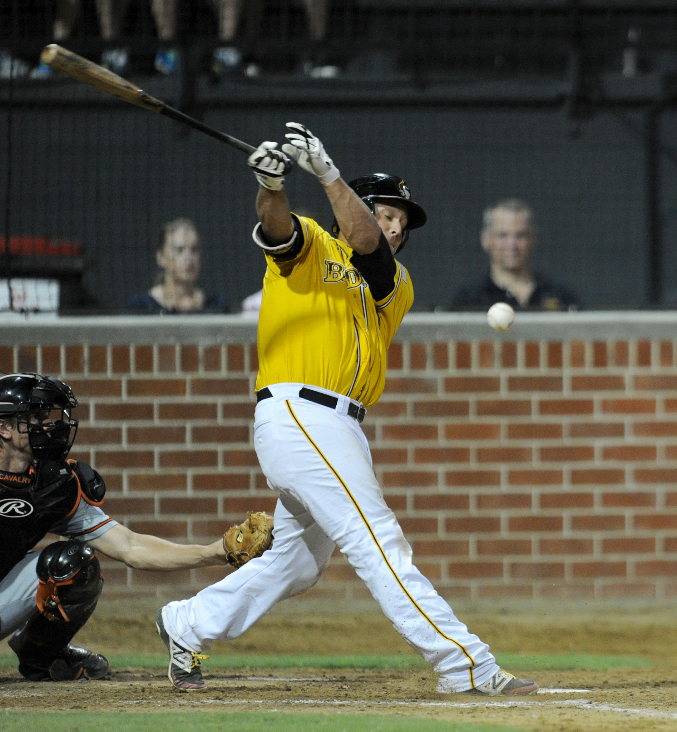 BANDITS catcher Maxx Tissenbaum believes his team can be more competitive on the road against Perth, starting tonight. Picture: SMP Images. BANDITS catcher Maxx Tissenbaum believes his team can be more competitive on the road against Perth, starting tonight. Picture: SMP Images.