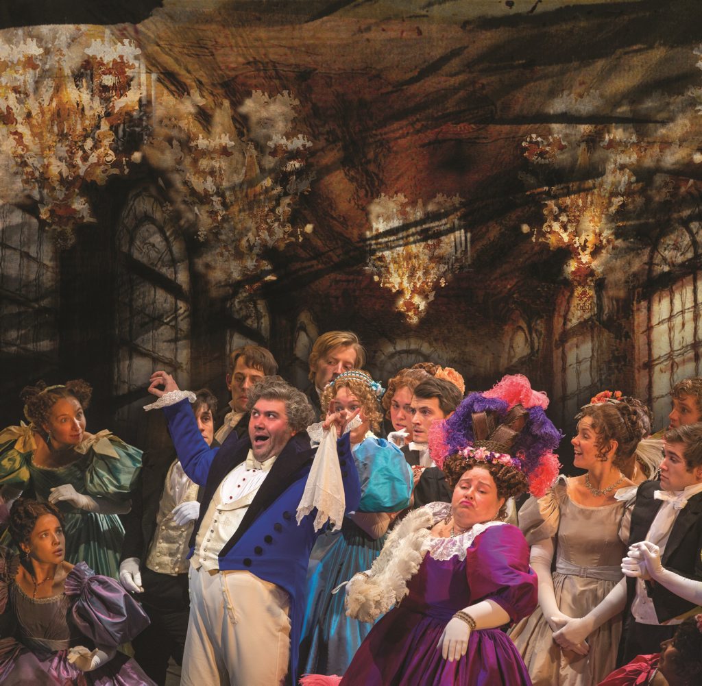 Trevor Ashley and Lara Mulcahy in a scene from the musical Les Miserables. Trevor Ashley and Lara Mulcahy in a scene from the musical Les Miserables.