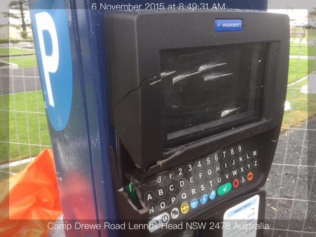 A new 4WD permit kiosk, installed by Ballina Shire Council just yesterday, has been destroyed by vandals overnight. Photo Contributed A new 4WD permit kiosk, installed by Ballina Shire Council just yesterday, has been destroyed by vandals overnight. Photo Contributed