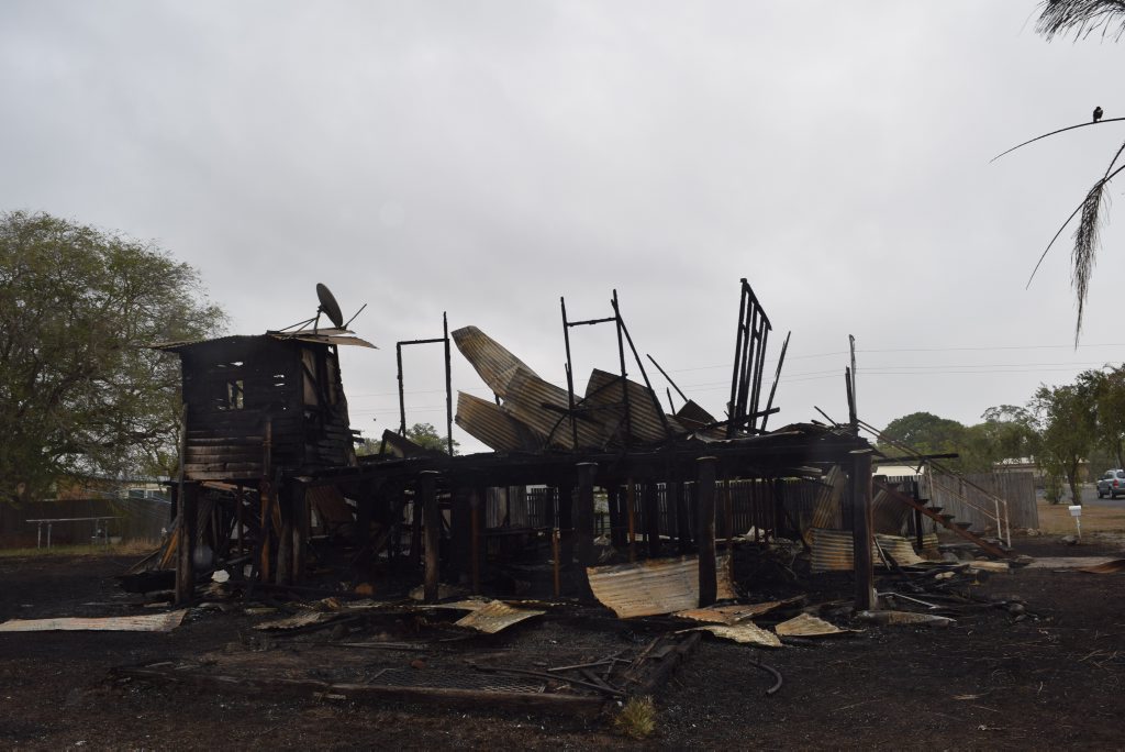 House burnt down overnight in Carr Street, Depot Hill House burnt down overnight in Carr Street, Depot Hill