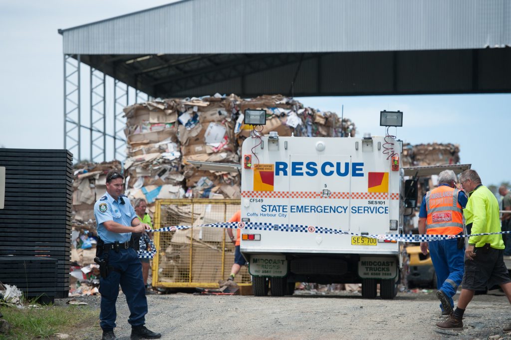 A man will be airlifted from Toormina after an industrial accident this morning. A man will be airlifted from Toormina after an industrial accident this morning.