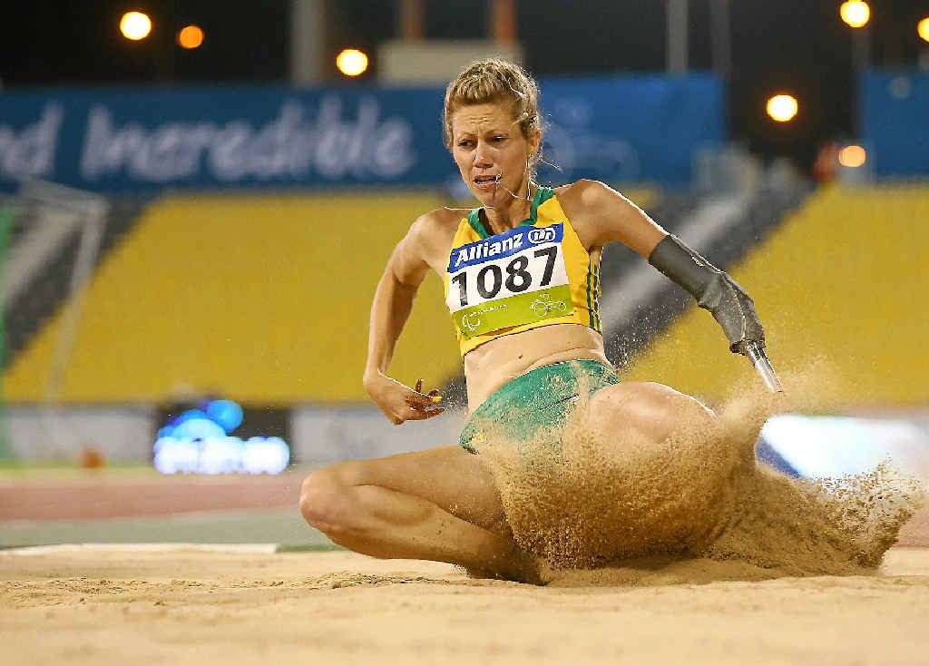 After jumping to gold at the IPC Athletics World Championships at Suhaim Bin Hamad Stadium in Doha, Qatar, Warwick athlete Carlee Beattie wants to make it more gold in the Rio de Janeiro Paralympics next year. After jumping to gold at the IPC Athletics World Championships at Suhaim Bin Hamad Stadium in Doha, Qatar, Warwick athlete Carlee Beattie wants to make it more gold in the Rio de Janeiro Paralympics next year.