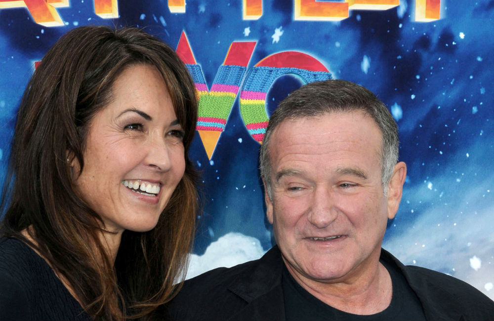 Susan Schneider and Robin Williams Susan Schneider and Robin Williams