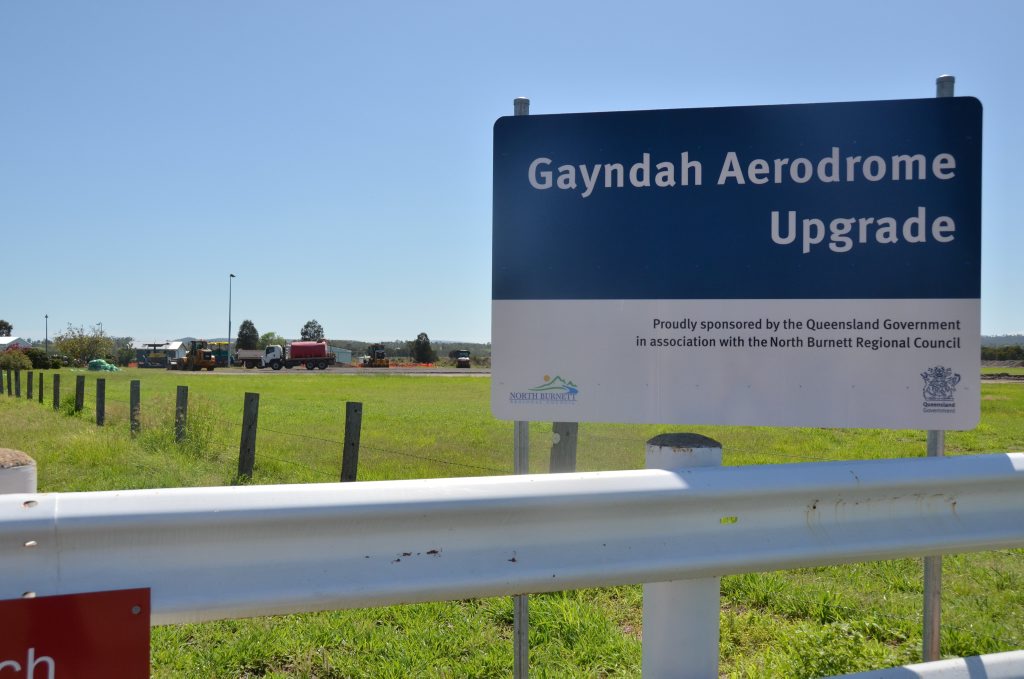 UNDER CONSTRUCTION: The new air strip at Gayndah Aerodrome is coming along accodring to plan. Photo Adam McCleery/ Central and North Burnett Times UNDER CONSTRUCTION: The new air strip at Gayndah Aerodrome is coming along accodring to plan. Photo Adam McCleery/ Central and North Burnett Times