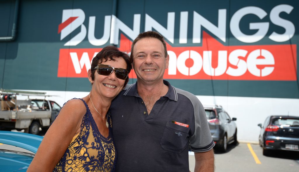 Valerie Le Hars (pictured with her partner/husband) doesn't think letting dogs into Bunnings is a good idea. Photo Allan Reinikka / The Morning Bulletin Valerie Le Hars (pictured with her partner/husband) doesn't think letting dogs into Bunnings is a good idea. Photo Allan Reinikka / The Morning Bulletin
