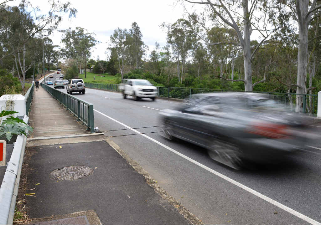 WORKS AHEAD: Latest traffic studies show 16,000 vehicles use the Hancock Bridge on weekdays. WORKS AHEAD: Latest traffic studies show 16,000 vehicles use the Hancock Bridge on weekdays.