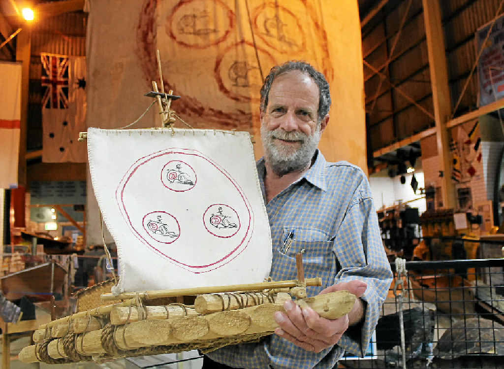 RAFT REFLECTION: Gabriel Salas, one of the original crew of the 1973 Las Balsas raft expedition which landed in Ballina in 2013. RAFT REFLECTION: Gabriel Salas, one of the original crew of the 1973 Las Balsas raft expedition which landed in Ballina in 2013.