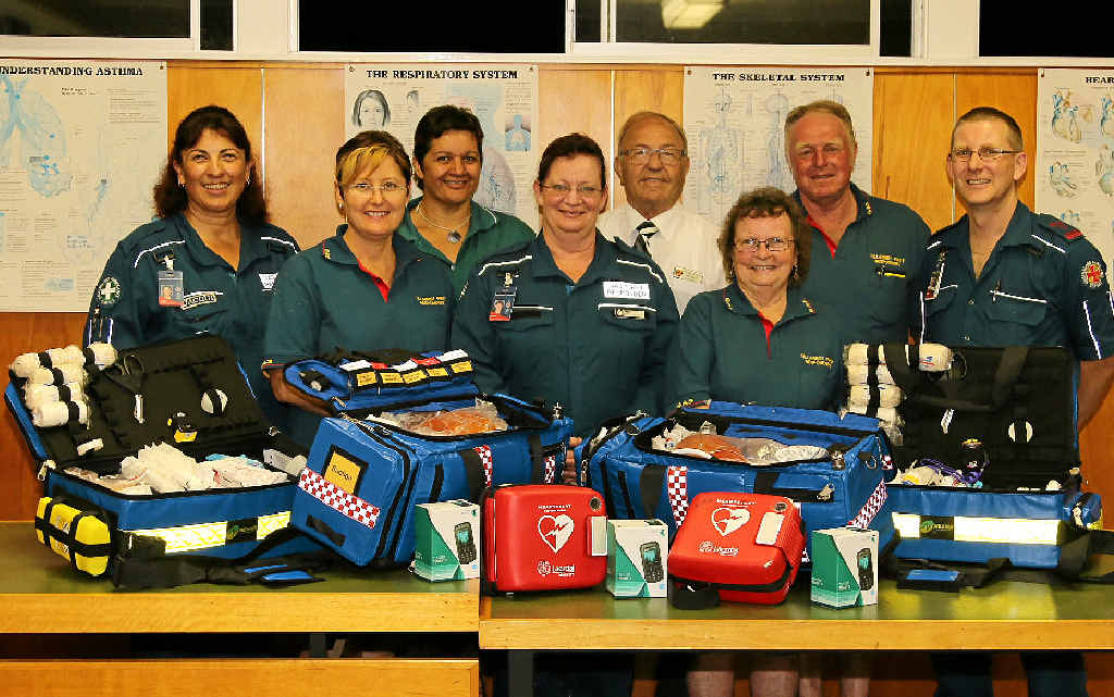 NEW GEAR: The Killarney First Responders Group members show off their new kit. NEW GEAR: The Killarney First Responders Group members show off their new kit.