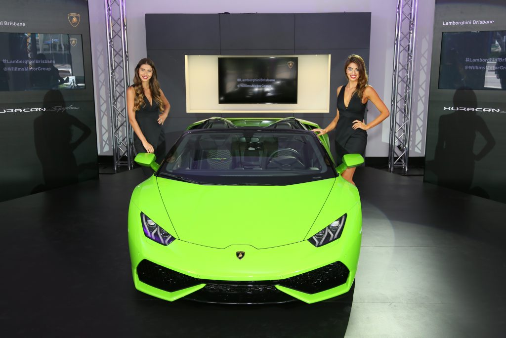ALL FOURS: The two-wheel drive version follows the recent reveal of the Huracan Spyder inAustralia, with power going to all four wheels here. ALL FOURS: The two-wheel drive version follows the recent reveal of the Huracan Spyder inAustralia, with power going to all four wheels here.