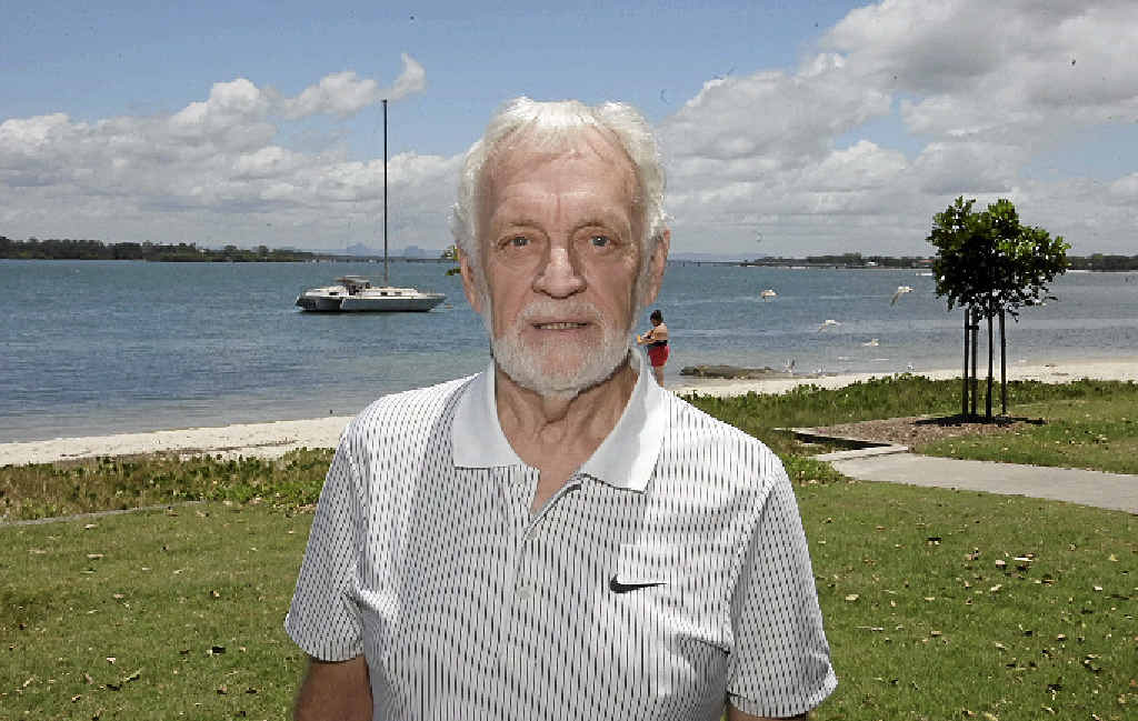 ONGOING IMPACT: Bribie resident of 50 years Denis Nicol wants to discourage senseless violence. ONGOING IMPACT: Bribie resident of 50 years Denis Nicol wants to discourage senseless violence.