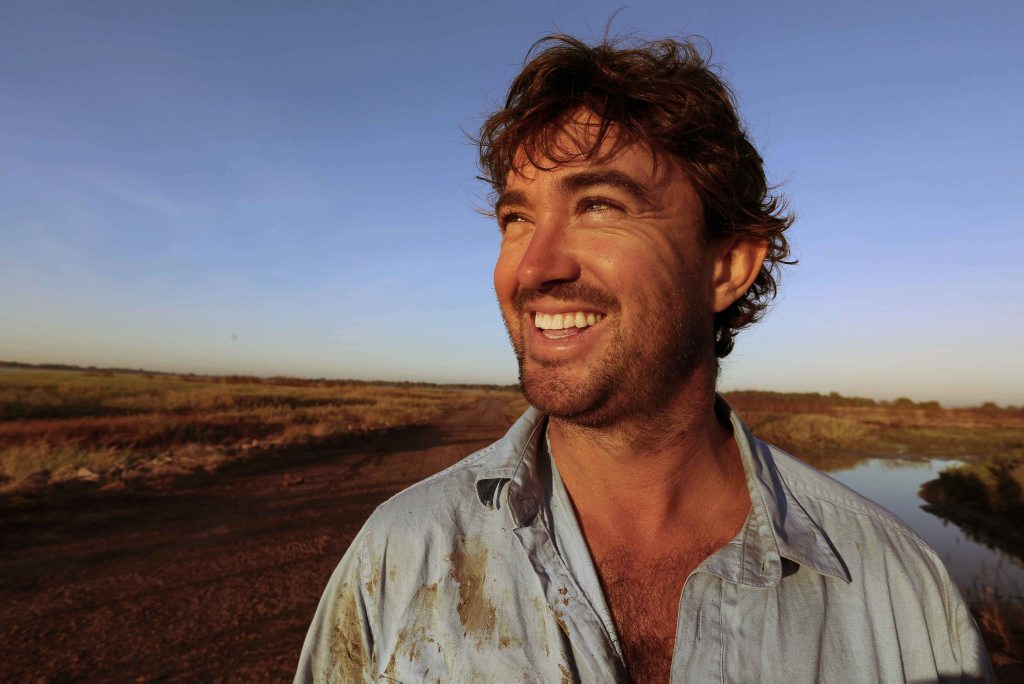 Matt Wright stars in National Geographic's Outback Wrangler. Matt Wright stars in National Geographic's Outback Wrangler.