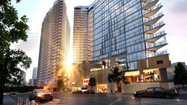 An artists impression of Brisbane 1, South Brisbane. An artists impression of Brisbane 1, South Brisbane.