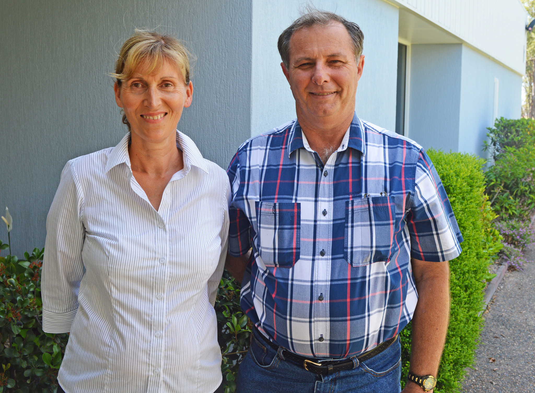 Beautician Margot Borovac and cane farmer Ross Protani. Beautician Margot Borovac and cane farmer Ross Protani.
