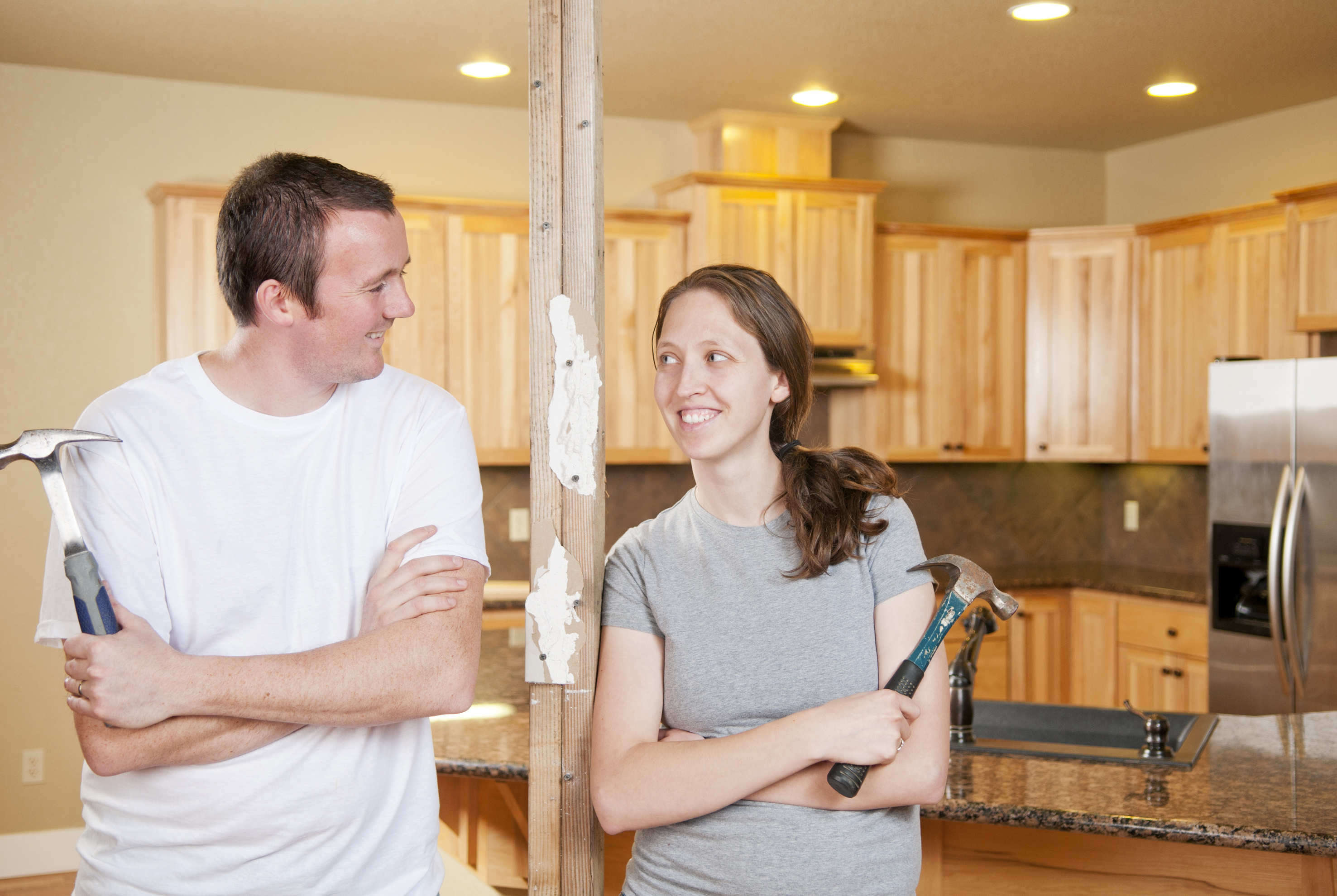 UNDER THE HAMMER: Do-It-Yourselfers are often surprised by how hard kitchen renovation is. UNDER THE HAMMER: Do-It-Yourselfers are often surprised by how hard kitchen renovation is.