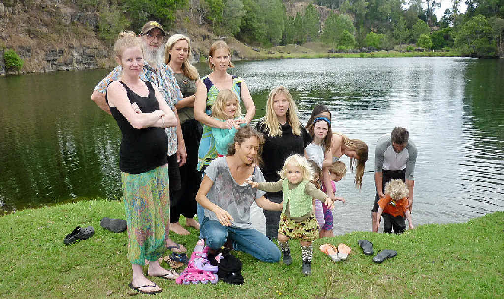 SHUT OUT: Residents of Rileys Hill are upset and angry that public access to the popular swimming hole will be closed after a decision by Crown Lands to fence the perimeter. SHUT OUT: Residents of Rileys Hill are upset and angry that public access to the popular swimming hole will be closed after a decision by Crown Lands to fence the perimeter.