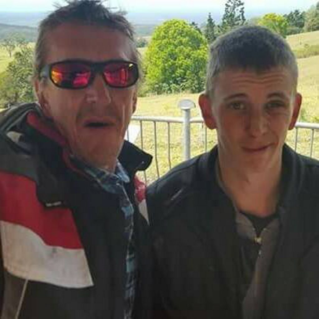Father-of-three James Robertson sadly passed away on Tuesday night after a motorbike crash at Cooroibah Father-of-three James Robertson sadly passed away on Tuesday night after a motorbike crash at Cooroibah