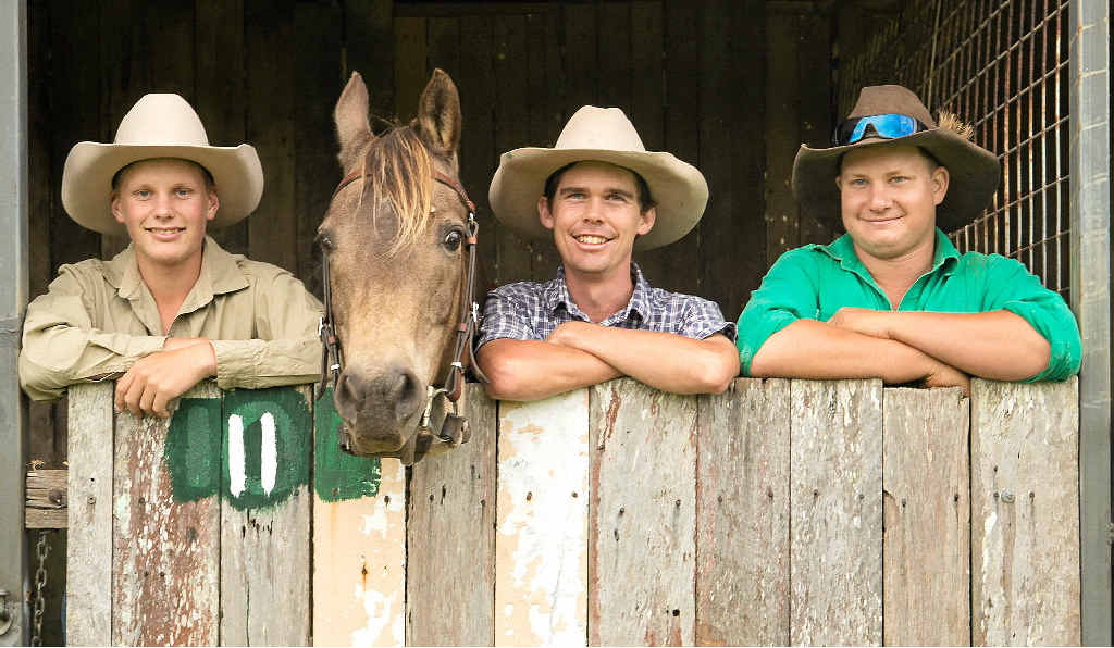 Matthew Savins , Murray Deane and Joe Hill with ‘Bill’ getting ready for the 116th annual Bangalow Show, which kicks off tomorrow, continuing to Saturday, at Bangalow’s picturesque showground. Matthew Savins , Murray Deane and Joe Hill with ‘Bill’ getting ready for the 116th annual Bangalow Show, which kicks off tomorrow, continuing to Saturday, at Bangalow’s picturesque showground.