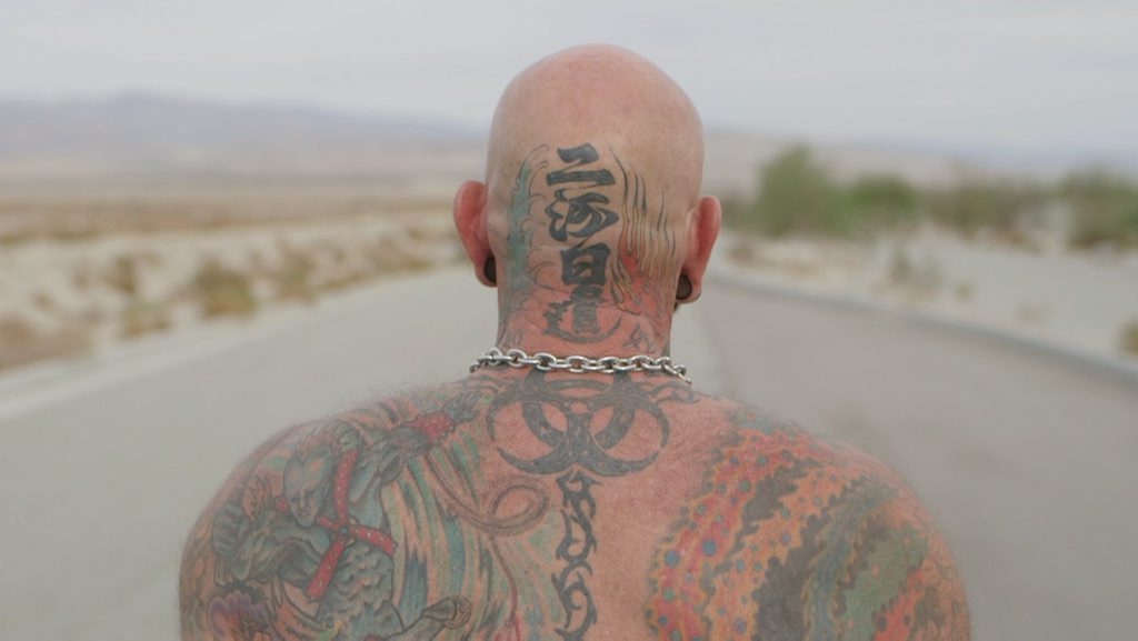 A still from the film Desert Migration (2015) by Australian filmmaker Daniel Cardone. A still from the film Desert Migration (2015) by Australian filmmaker Daniel Cardone.