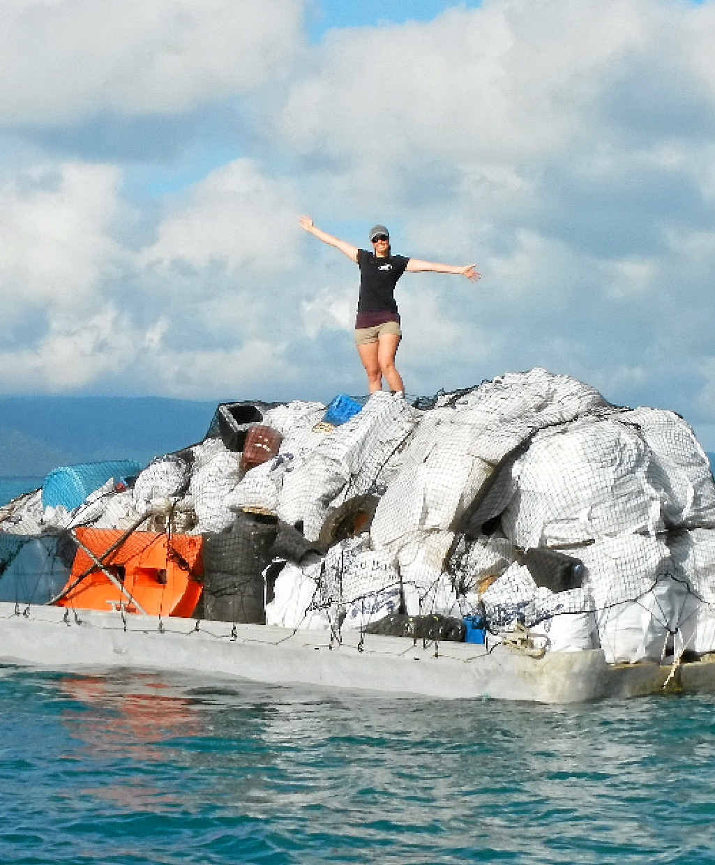 RUBBISH HAUL: All the rubbish collected during the south islands mission. Photos: Contributed RUBBISH HAUL: All the rubbish collected during the south islands mission. Photos: Contributed