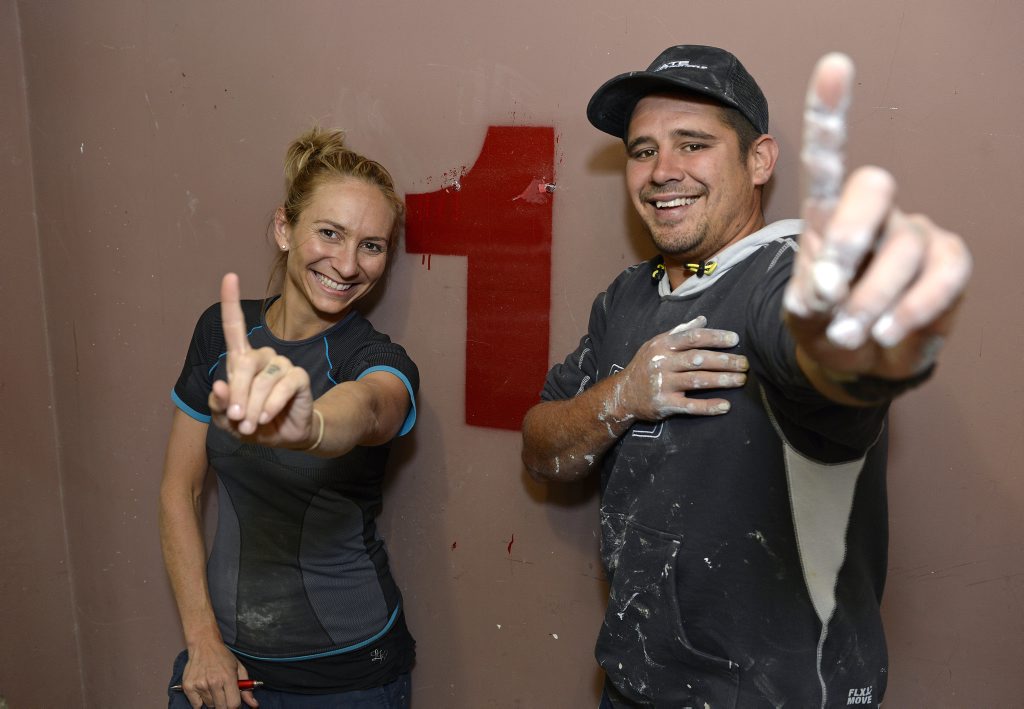 The Block contestants Kingi and Caro. The Block contestants Kingi and Caro.