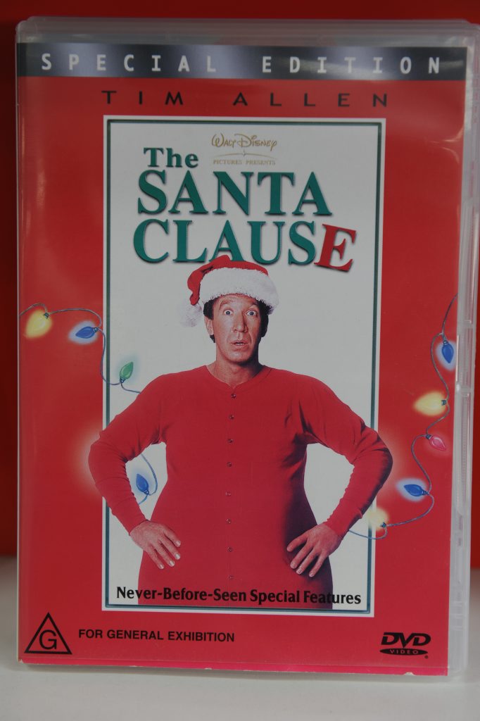 The Santa Clause movie stars Tim Allen, it was released in 1994. The Santa Clause movie stars Tim Allen, it was released in 1994.
