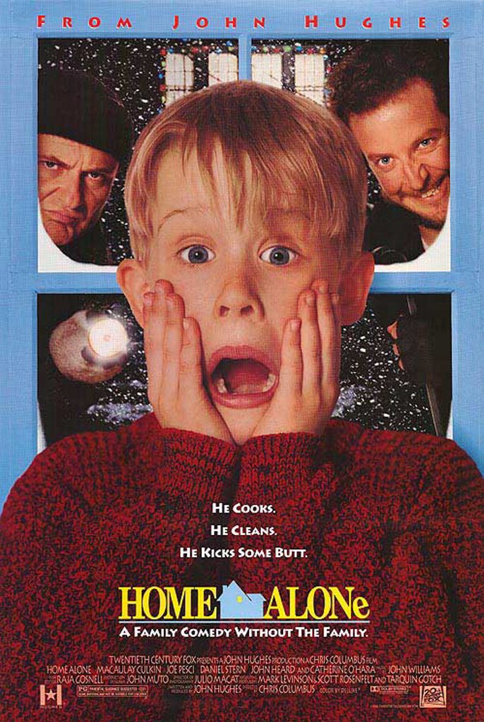 Home Alone stars Macaulay Culkin and was released in 1990. Home Alone stars Macaulay Culkin and was released in 1990.