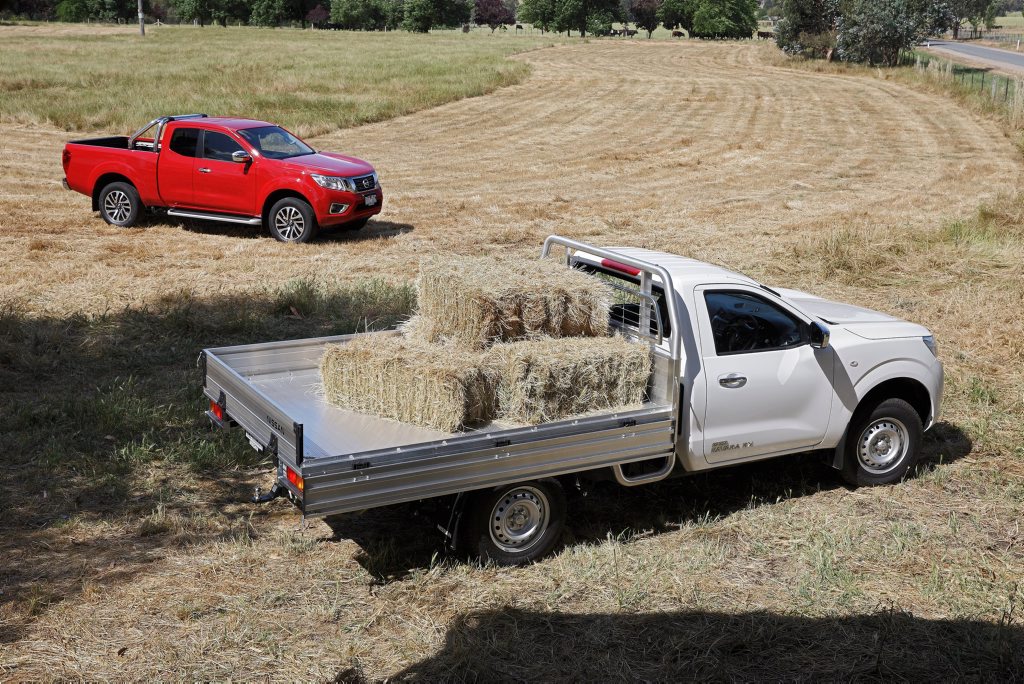 WORK MATES: The Single Cab and King Cab utes from Nissan's Navara NP300 range are available in a range of specs, 2WD or 4WD and with either petrol or diesel engines. WORK MATES: The Single Cab and King Cab utes from Nissan's Navara NP300 range are available in a range of specs, 2WD or 4WD and with either petrol or diesel engines.
