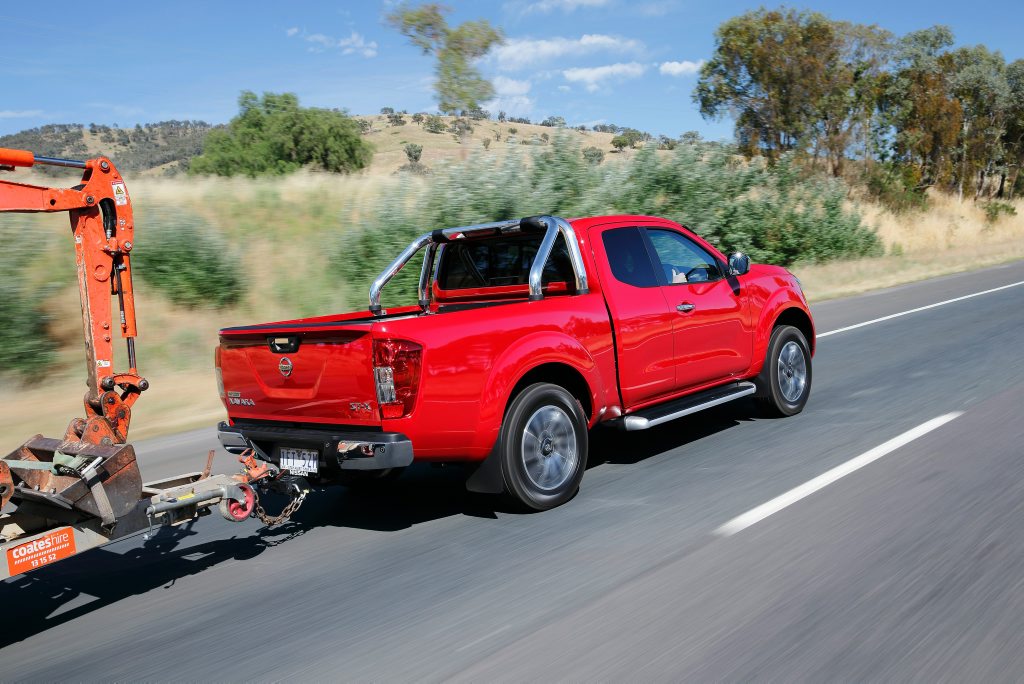 The Nissan Navara King Cab ute in $48,990 ST-X spec. The Nissan Navara King Cab ute in $48,990 ST-X spec.