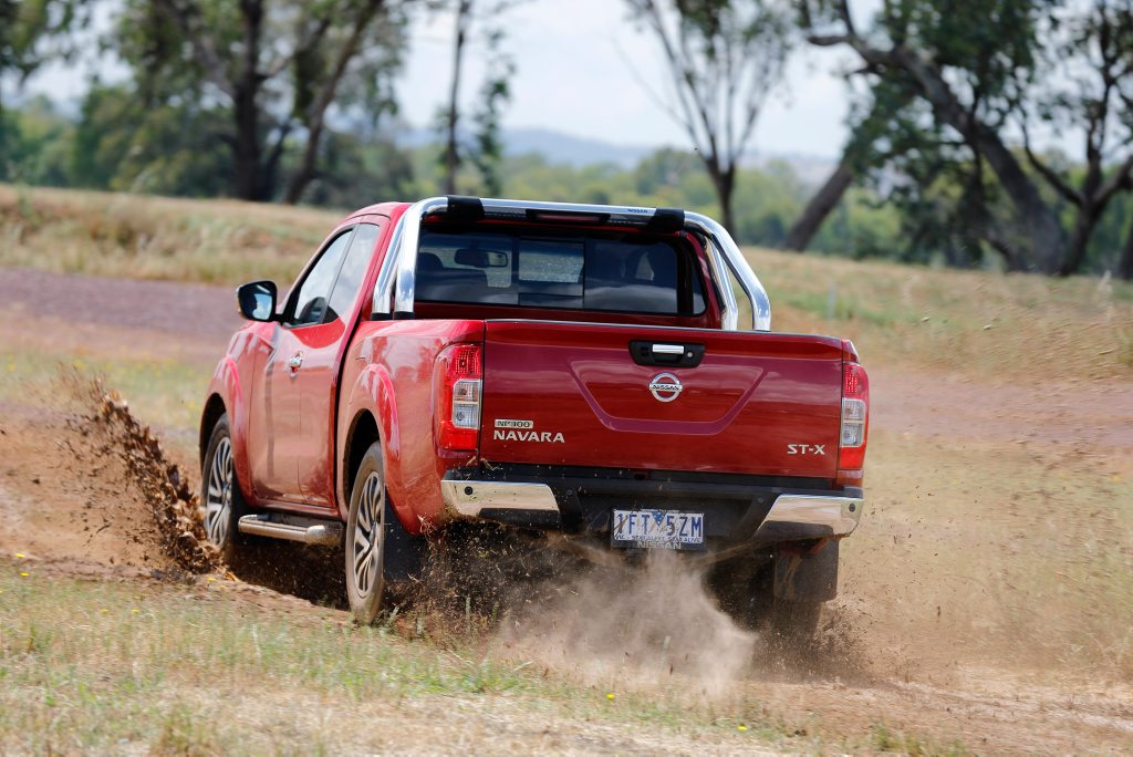 The Nissan Navara King Cab ute in $48,990 ST-X spec. The Nissan Navara King Cab ute in $48,990 ST-X spec.