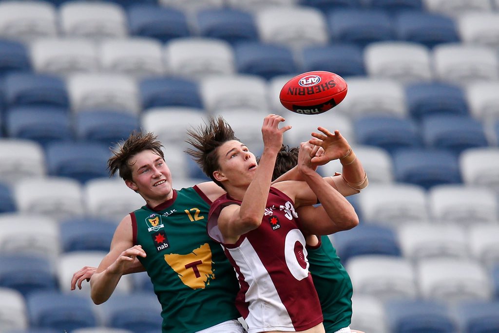 Eric Hipwood starring for the Queensland under-18s at the national championships in Geelong this year. Photo: Getty Images. Eric Hipwood starring for the Queensland under-18s at the national championships in Geelong this year. Photo: Getty Images.